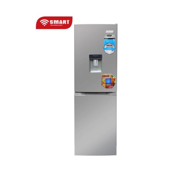 SMART TECHNOLOGY Réfrigérateur Combiné Avec Fontaine - STCB-489WM- 253L - Inox - Garantie 12 Mois