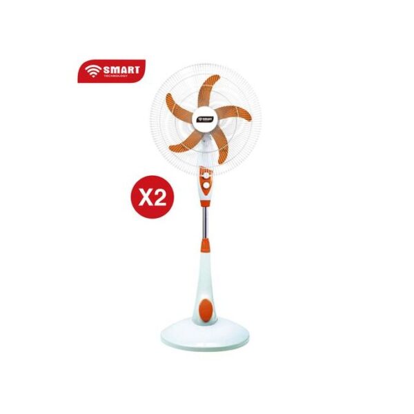 SMART TECHNOLOGY 2 VENTILATEURS SMART 16″ (STV-1622C) (2PC/CRT)