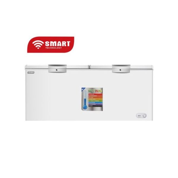 SMART TECHNOLOGY Congélateur Horizontal 561 Litres - Gris - STCC-720