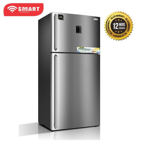 SMART TECHNOLOGY Réfrigérateur 2 Portes 580 Litres - Gris -STR-9090H-