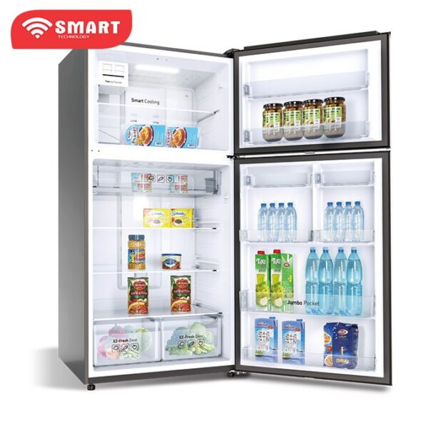 SMART TECHNOLOGY Réfrigérateur 2 Portes 580 Litres - Gris -STR-9090H- – Image 2