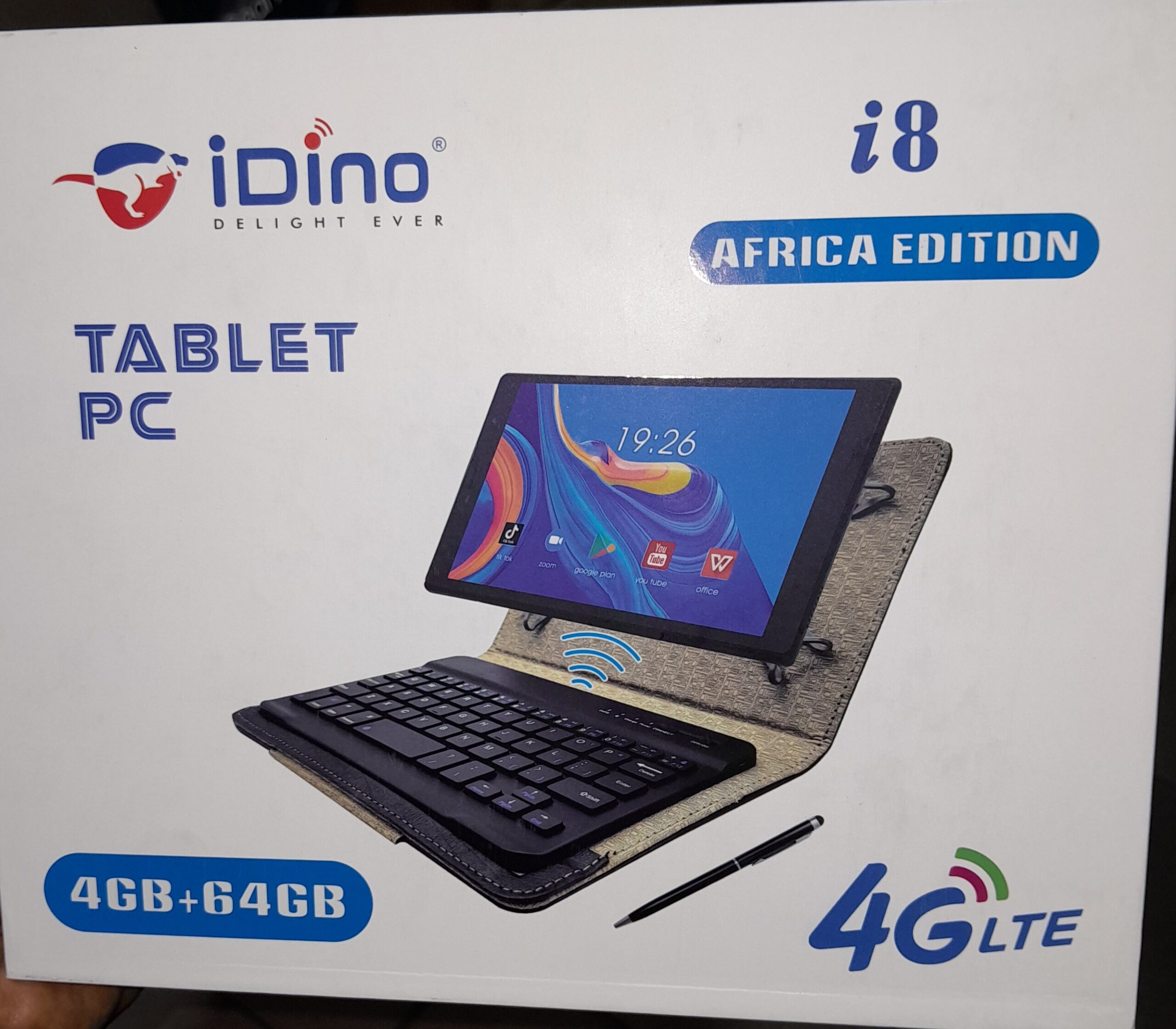 Idino Tablette Enfant Idino I8 - 8 Pouces - 4 GB/64 GB - Clavier Bluet –