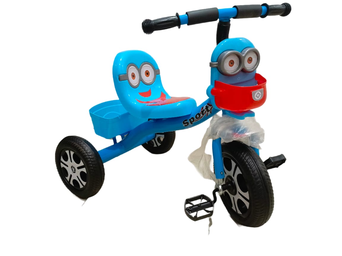 SPOLO Tricycle en plastique MM pour Enfant Bleu